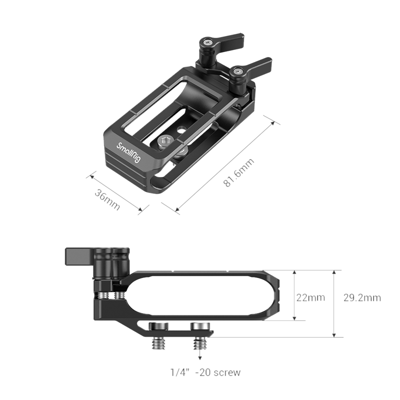 SmallRig 2814 Mount for LaCie Rugged SSD - 3