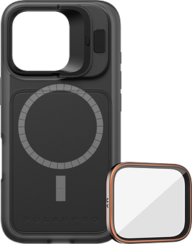 PolarPro Kit - LiteChaser iPhone 16 Pro Base Case Black + UV Filter