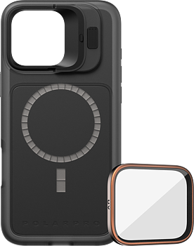 PolarPro Kit - LiteChaser iPhone 16 Pro Max Base Case Black + UV Filter