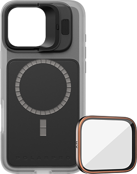 PolarPro Kit - LiteChaser iPhone 16 Pro Max Base Case Clear + UV Filter