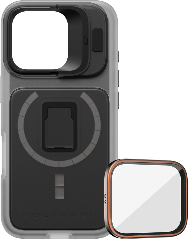 PolarPro Kit - LiteChaser iPhone 16 Pro Pro Case Clear + UV Filter
