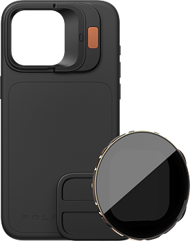 PolarPro Kit - LiteChaser iPhone 15 Pro Case Black + VND 3-5 Filter