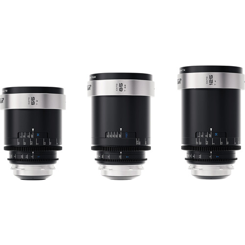 Blazar Cato 2x Full Frame Anamorphic 55/85/125mm 3-Lens Set PL - 3