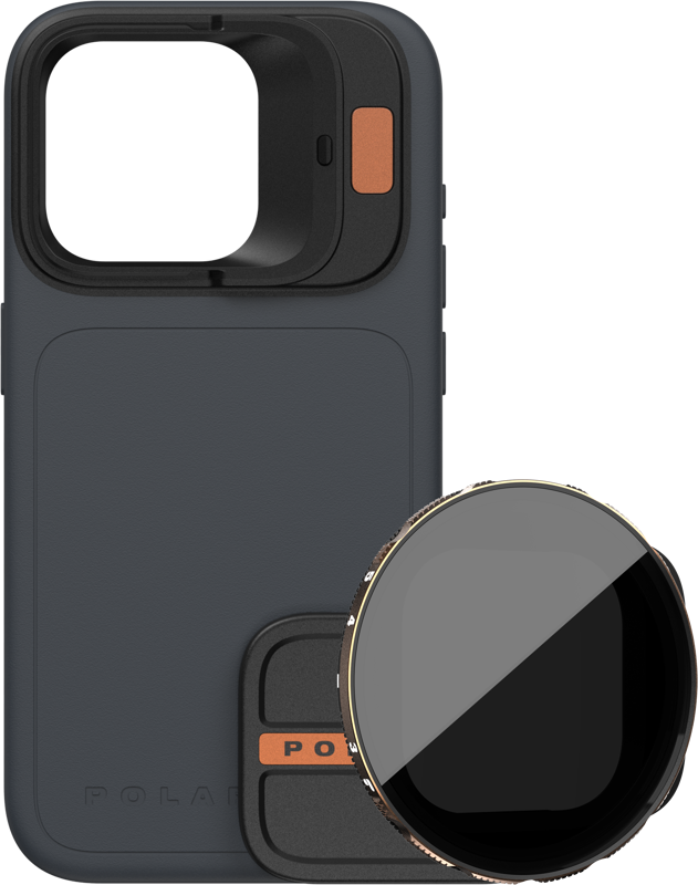 PolarPro Kit - LiteChaser iPhone 15 Pro Max Case Ocean + VND 3-5 Filter