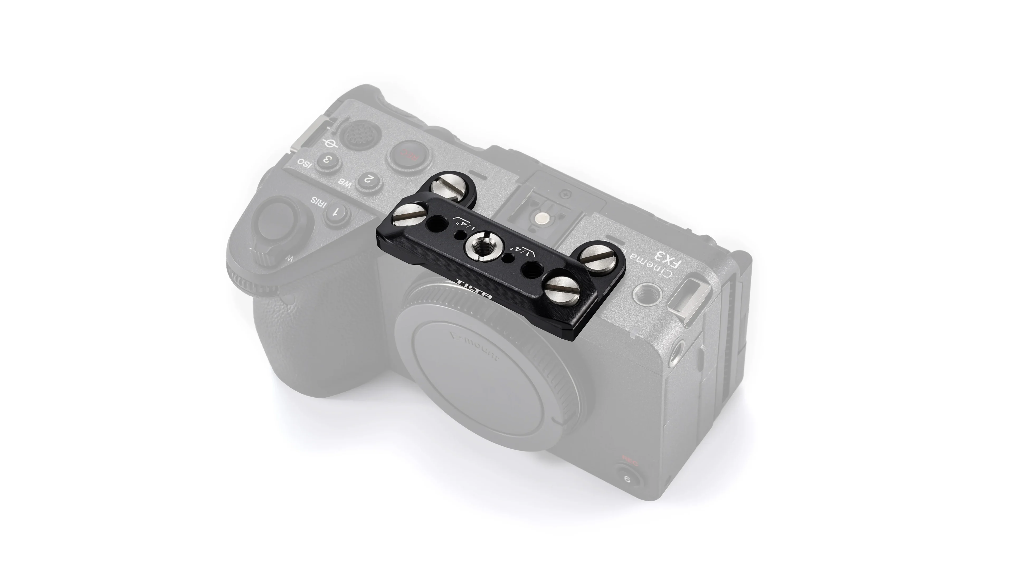 Tilta Hot Shoe Top Plate for Sony FX3/FX30 V2 - Black - 13
