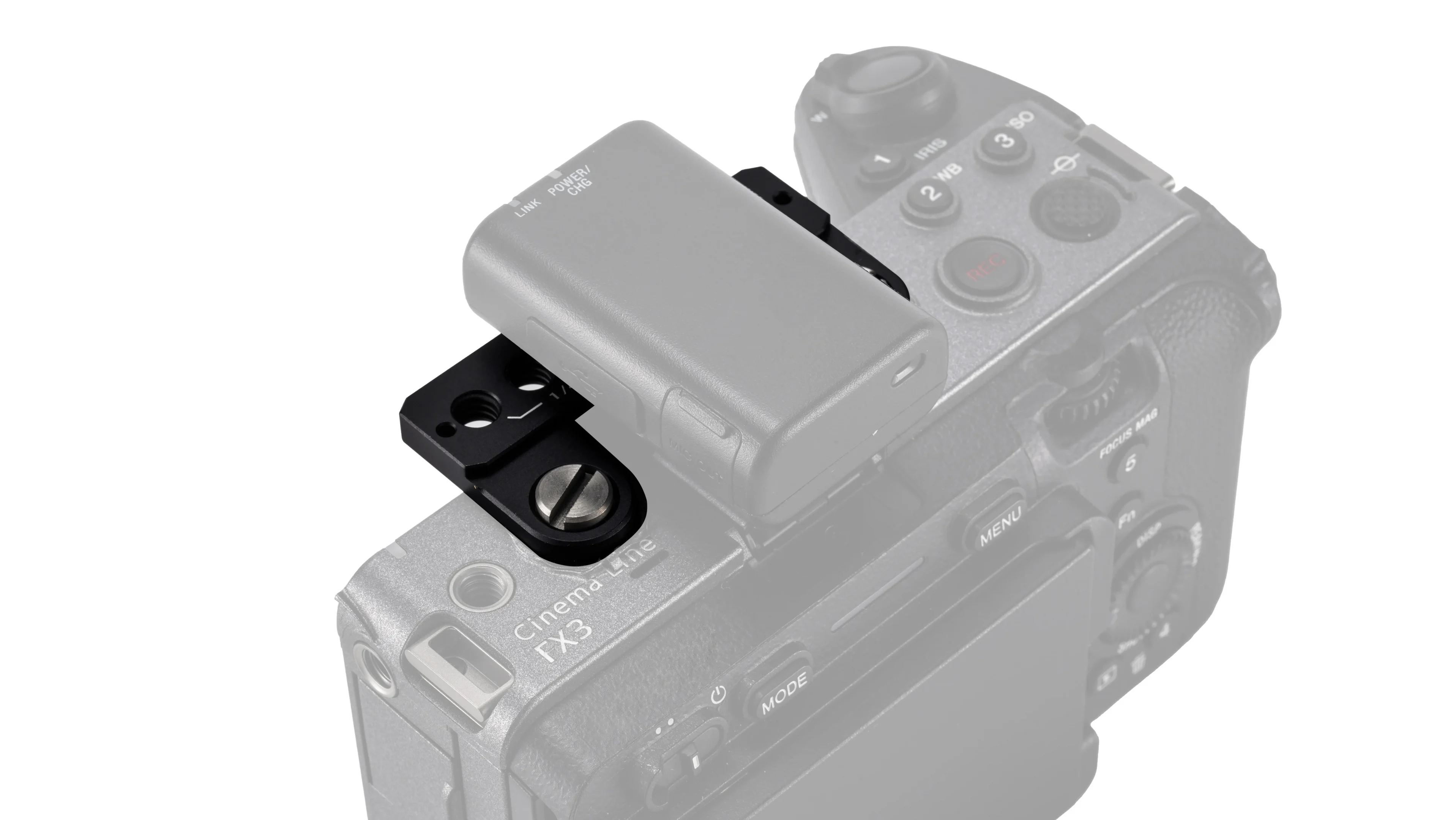 Tilta Hot Shoe Top Plate for Sony FX3/FX30 V2 - Black - 16