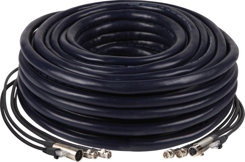 Datavideo CB-31 Multi cable 5p-XLR, 2xBNC, 2xRJ45 (50m) – för filmskapare