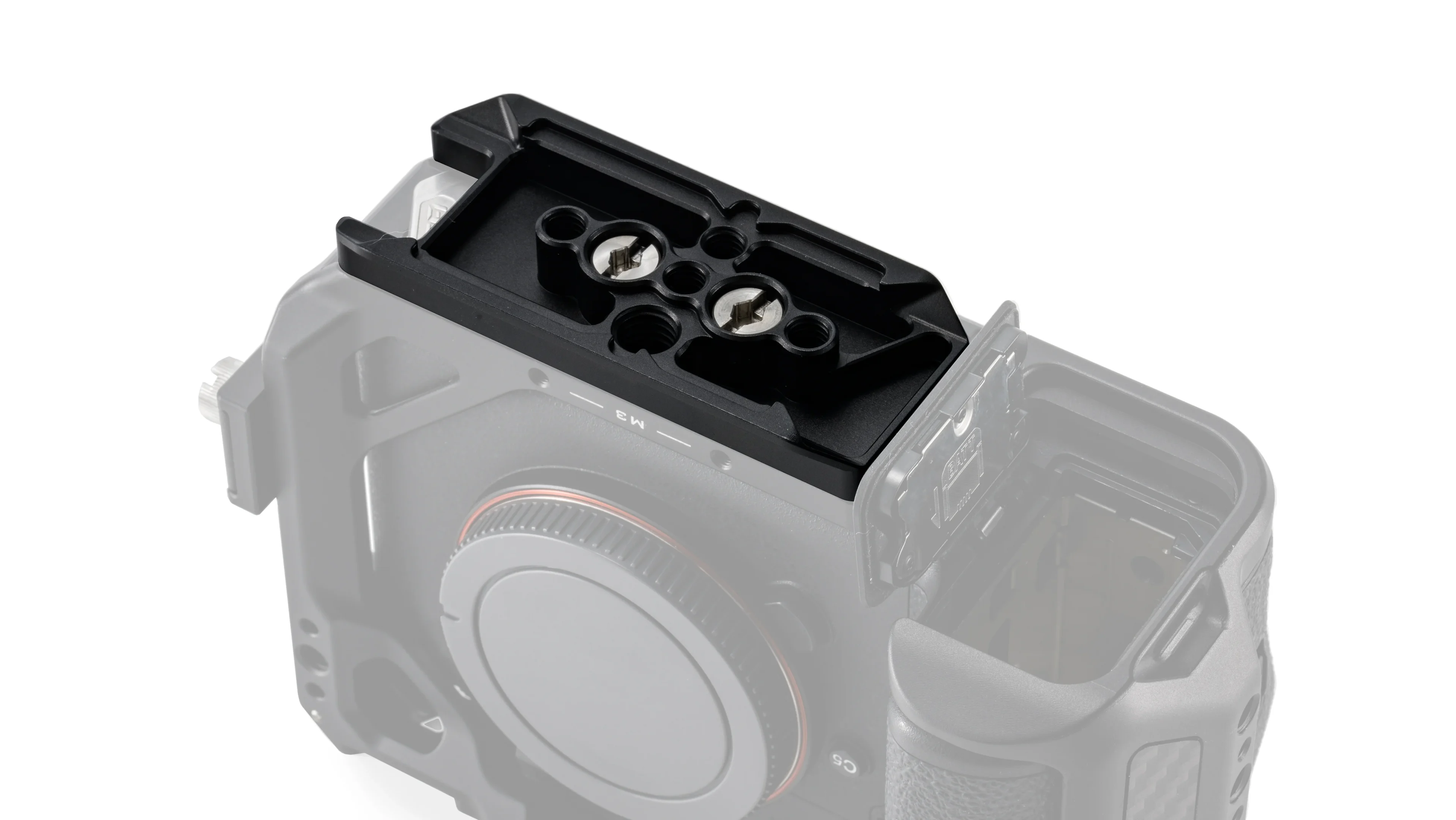 Tilta ARCA Bottom Plate with Cable Passthrough for a1 II/a9 III - Black - 22