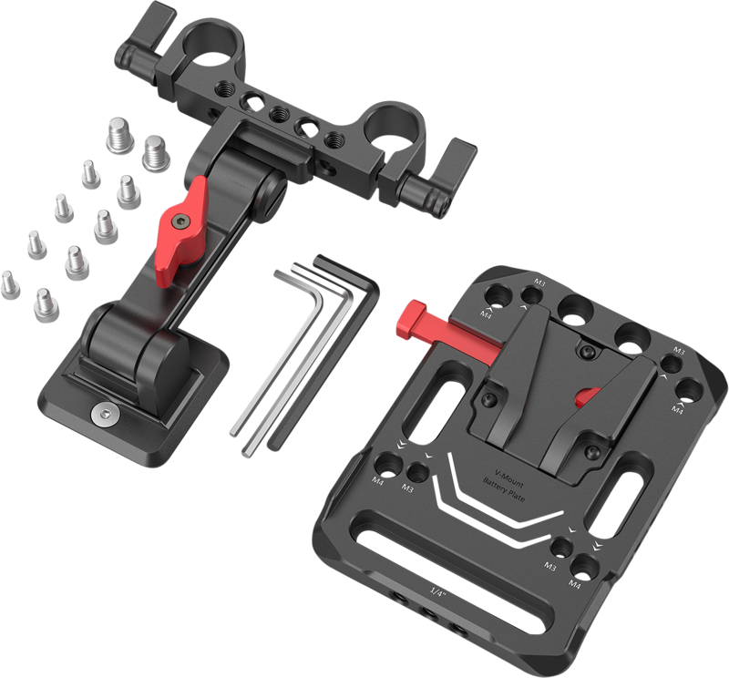 SmallRig 2991 Battery Plate V-Mount w Adj Arm - 3