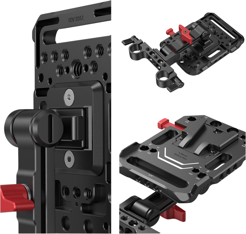 SmallRig 2991 Battery Plate V-Mount w Adj Arm - 4