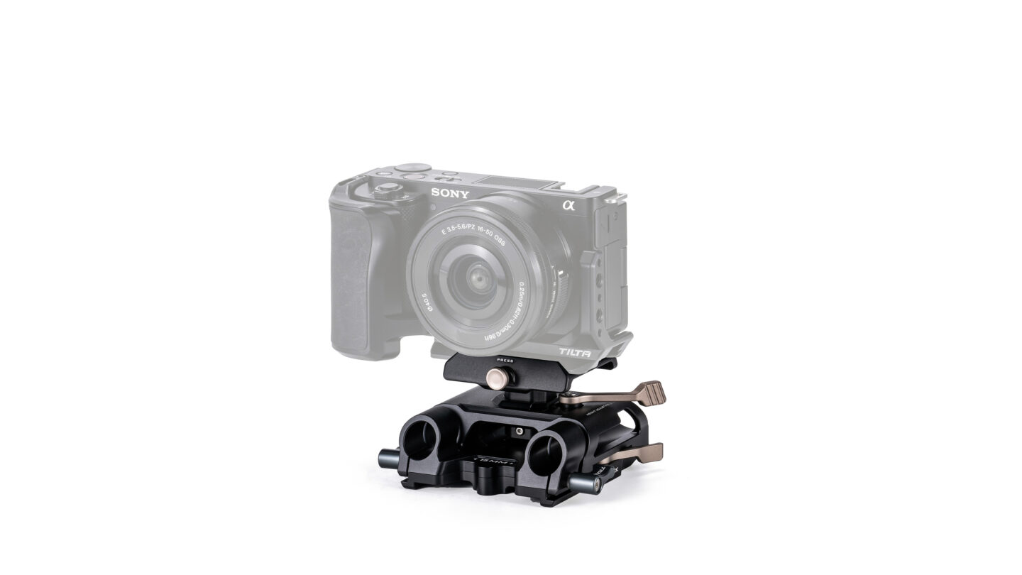 Tilta Arca Height Adjustable 15mm LWS Baseplate - Titanium Gray - 11