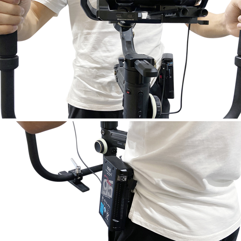 SmallRig 2990 Battery Plate V-Mount w Belt Clip - 2