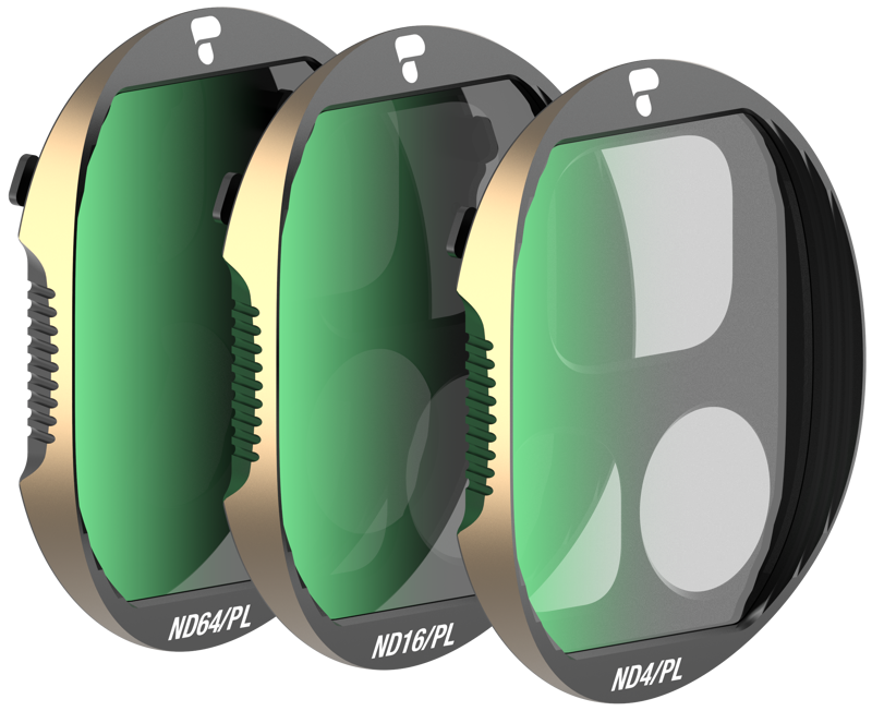 PolarPro Mavic 4 Pro Vivid ND/PL Filter Collection [ND4/PL, ND16/PL, ND64/PL]