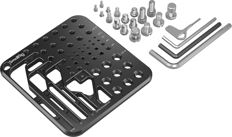 SmallRig 3184 Screw & Hex Key Storage Plate - 3
