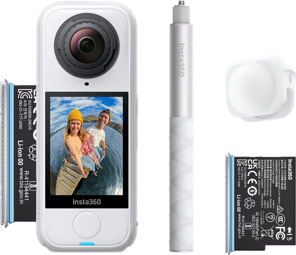 Insta360 X4 Air Starter Bundle - Arctic White - 8