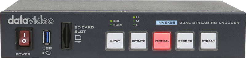 Datavideo NVS-35 Dual streaming encoder with 2 bitrates - 2