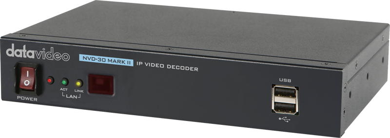 Datavideo NVD-30MKII H.264/SRT stream decoder with HDMI output