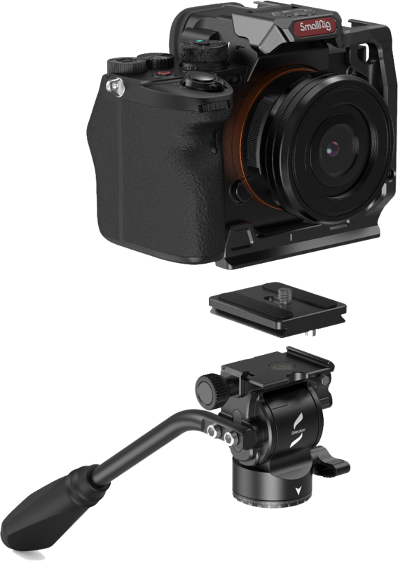 SmallRig 3259 Compact Fluid Head CH10 - 14