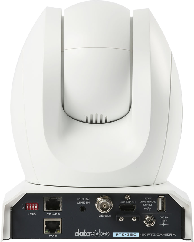 Datavideo PTC-280 UHD PTZ Camera 12xOPT/16xDIG-Zoom, White - 2