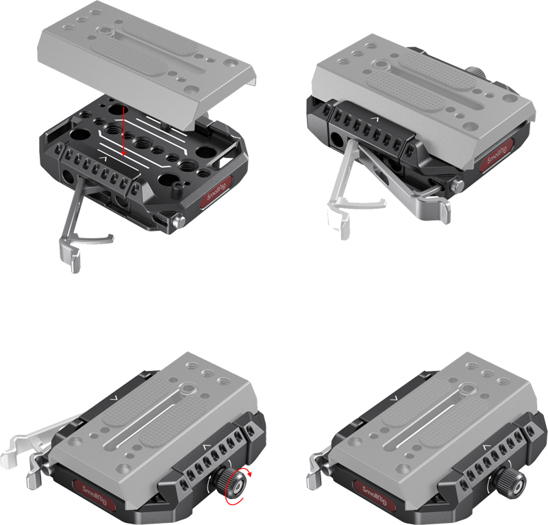 SmallRig 2887 Baseplate Manfrotto Drop-In - 5