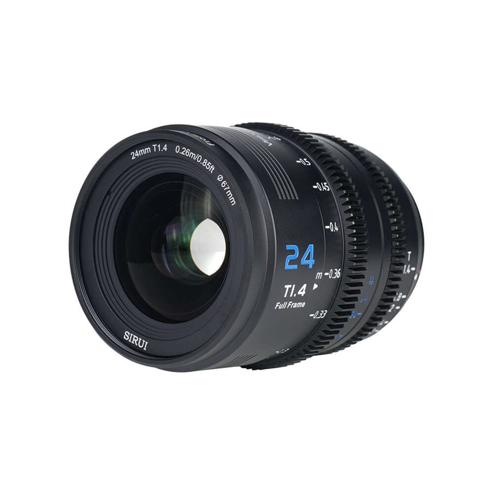 SIRUI Vision Prime 1 Series 24mm T1.4 Full Frame Cine Lens (E mount, Black Color, including Z/RF/L Interchangable Mount) – för filmskapare - 4