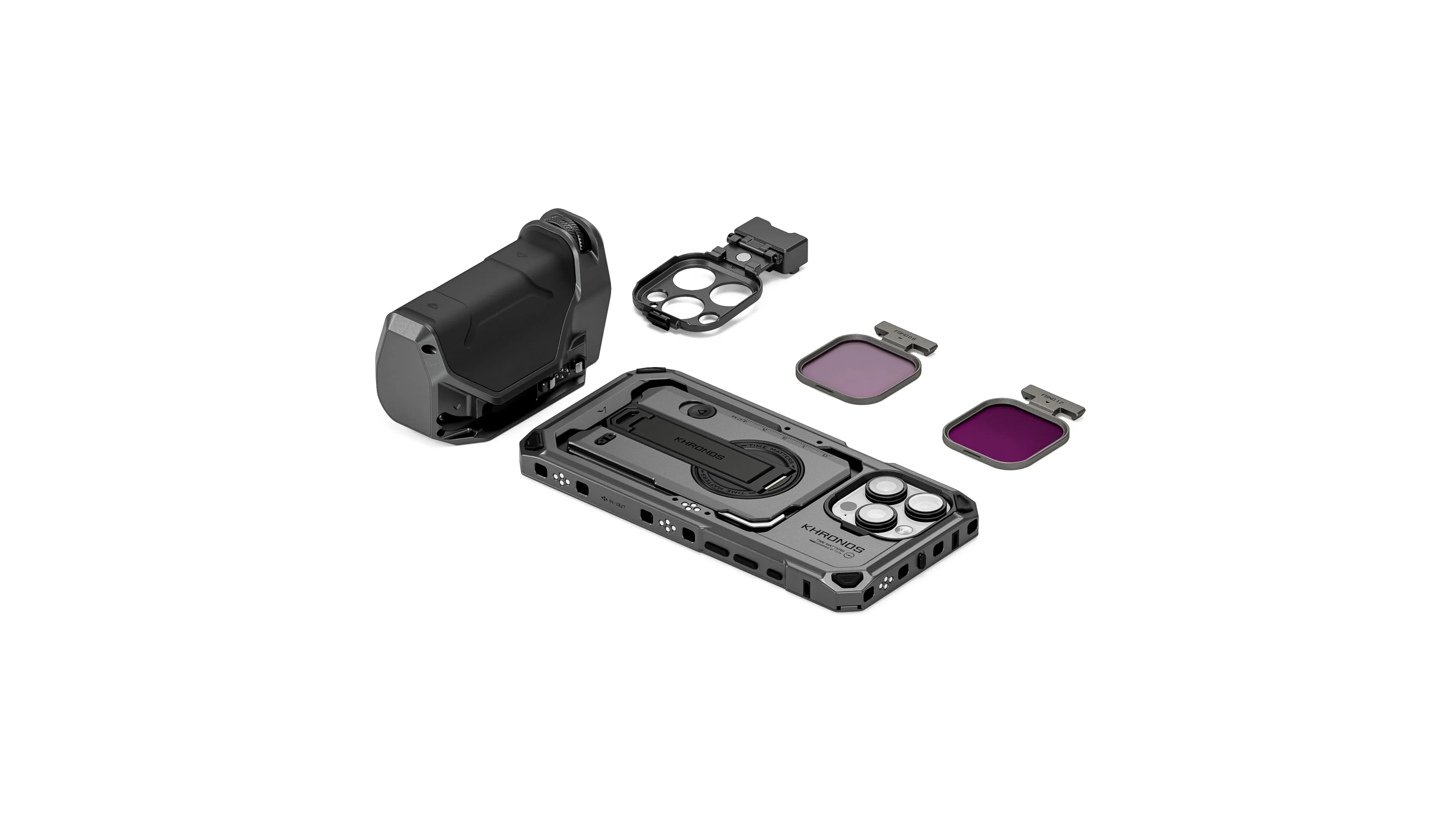 Tilta Khronos iPhone 16 Pro Max Handheld Kit - Black (with Internal Batteries) - 4