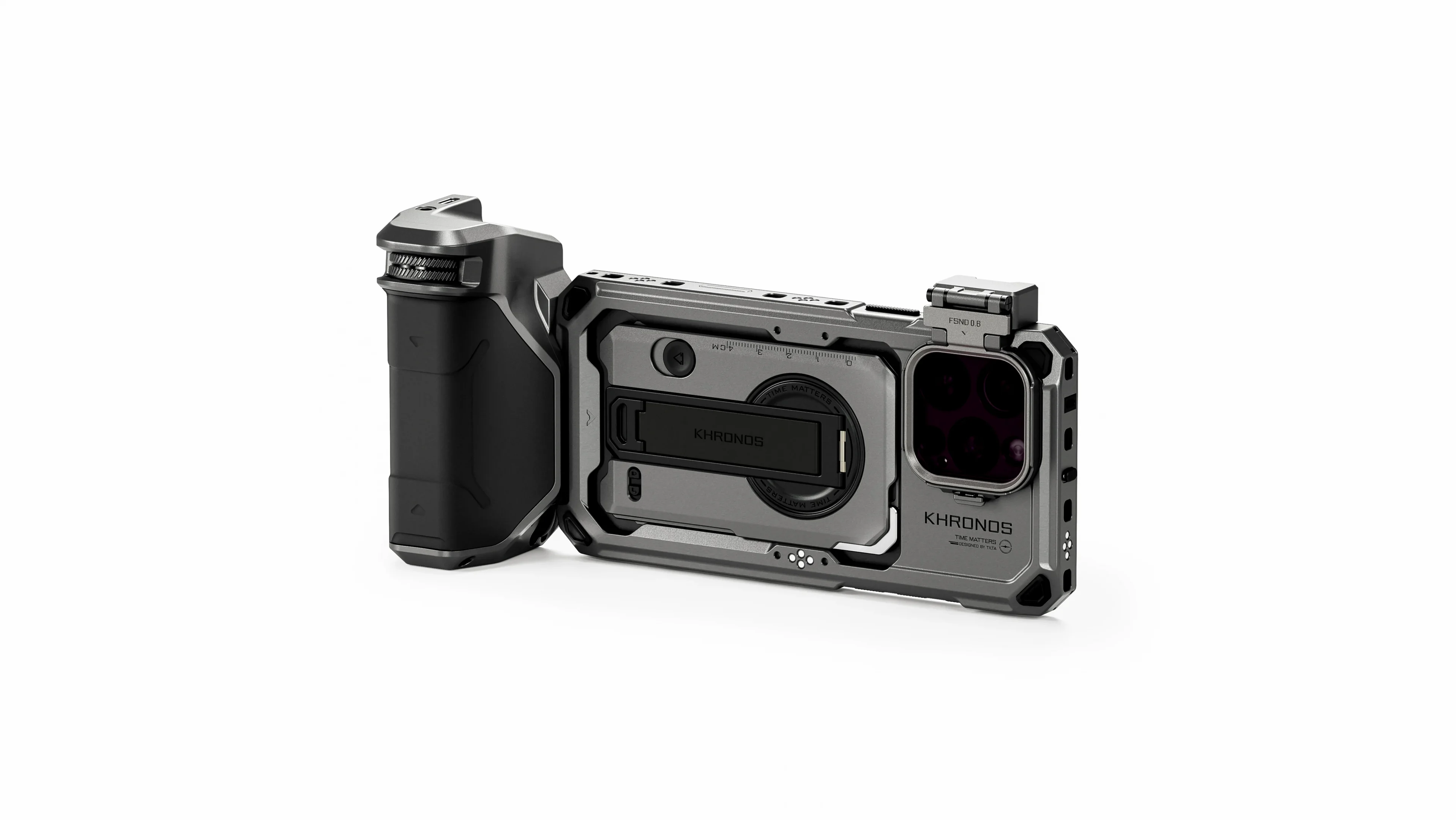 Tilta Khronos iPhone 16 Pro Max Handheld Kit - Black (with Internal Batteries)