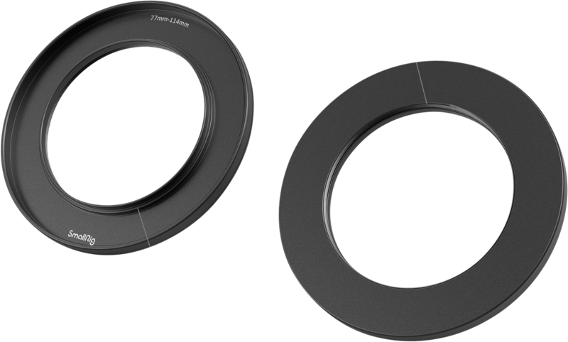 SmallRig 3410 Screw-In Reduction Ring Set (67, 72, 77, 82, 86mm - 114mm) For Matte Box 2660 - 9