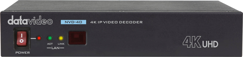 Datavideo NVD-40 UHD/4K IP decoder - 3
