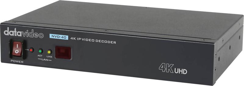 Datavideo NVD-40 UHD/4K IP decoder