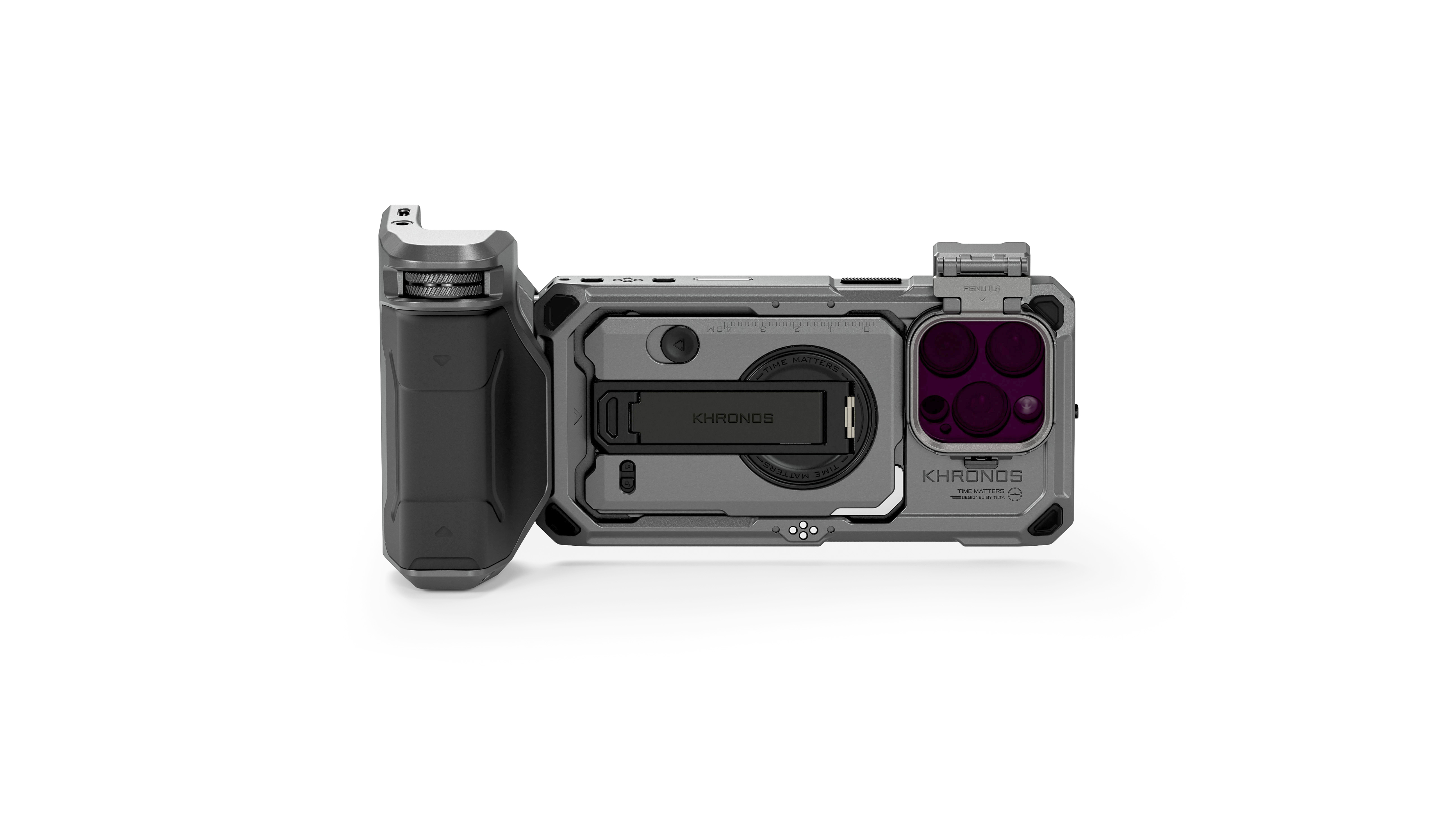 Tilta Khronos iPhone 16 Pro Handheld Kit - Space Gray (with Internal Batteries) - 2