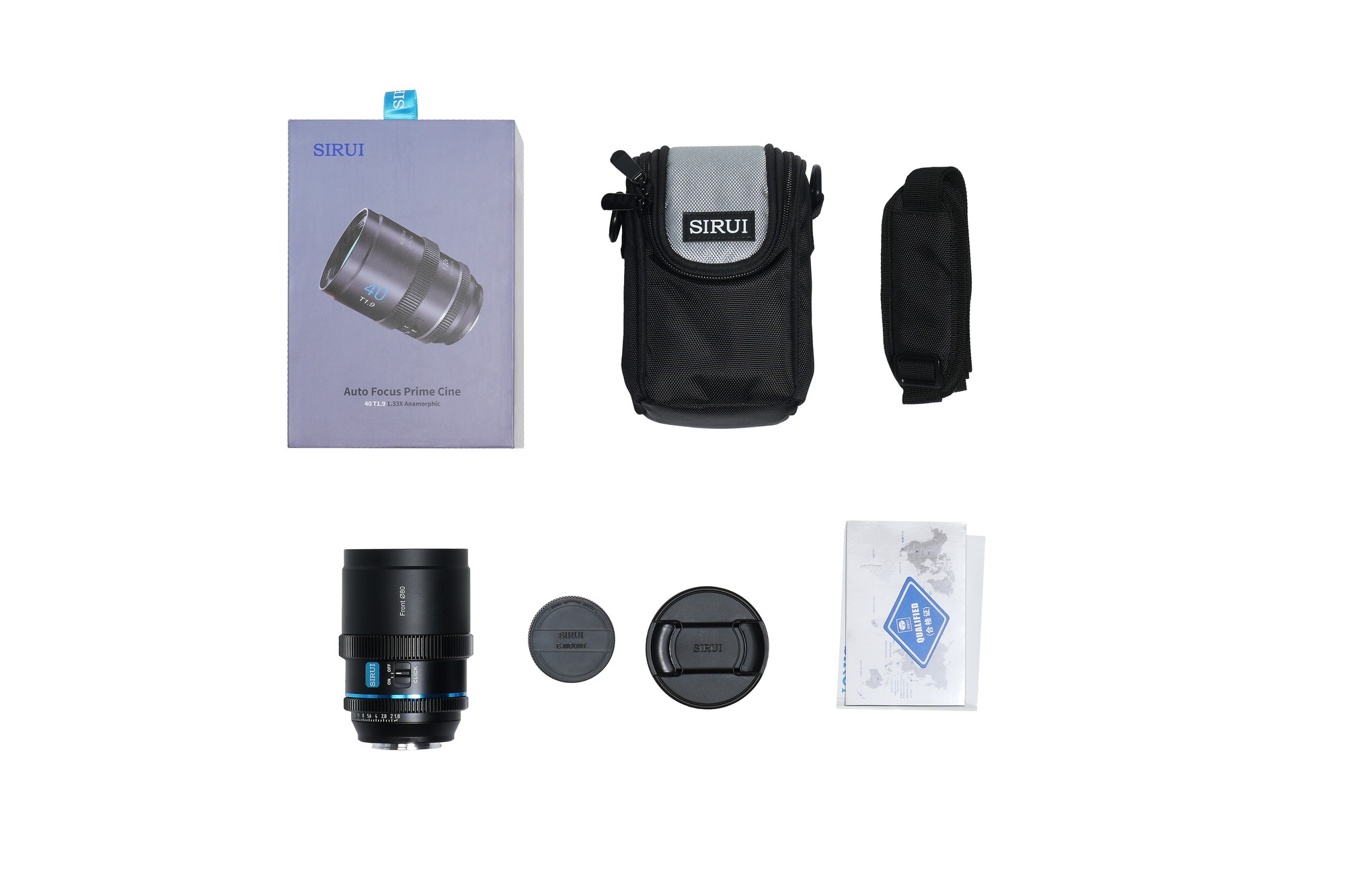 SIRUI 40mm T1.8 1.33X S35 AF Anamorphic Lens (L mount, Neutral Flare) - 9