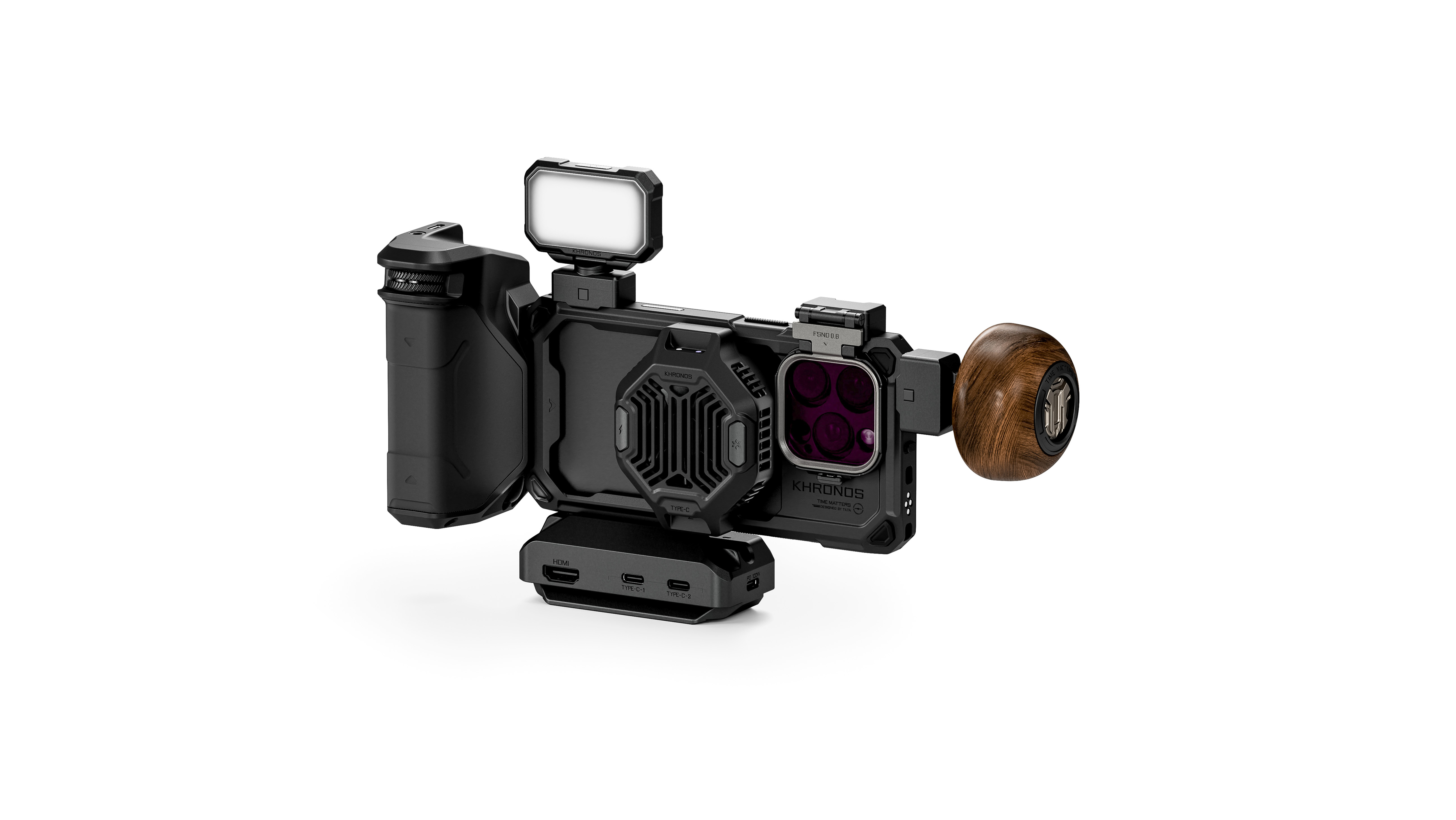 Tilta Khronos iPhone 16 Pro Ultimate Kit - Black (with Internal Batteries)
