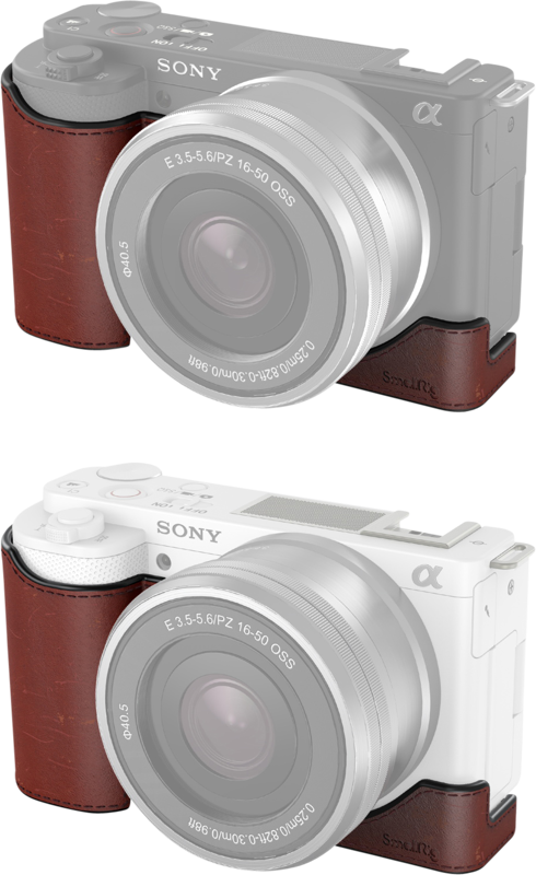 SmallRig 3527 Lether Half Case For Sony ZV-E10 - 3