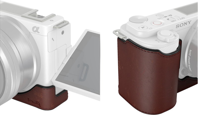 SmallRig 3527 Lether Half Case For Sony ZV-E10 - 5