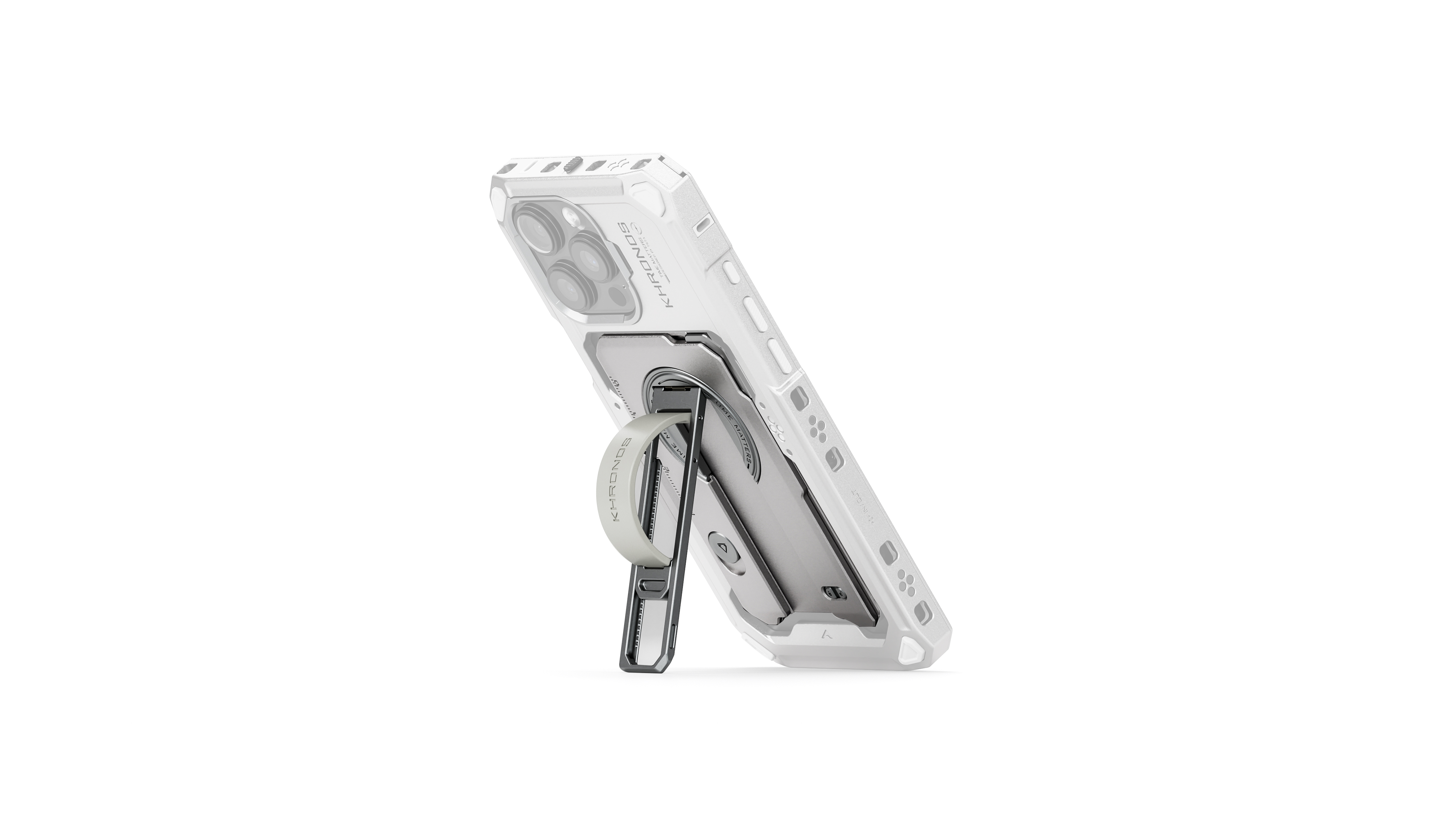 Tilta Khronos Multi-Functional Magnetic Backplate for iPhone 16 Pro Max - Titanium White