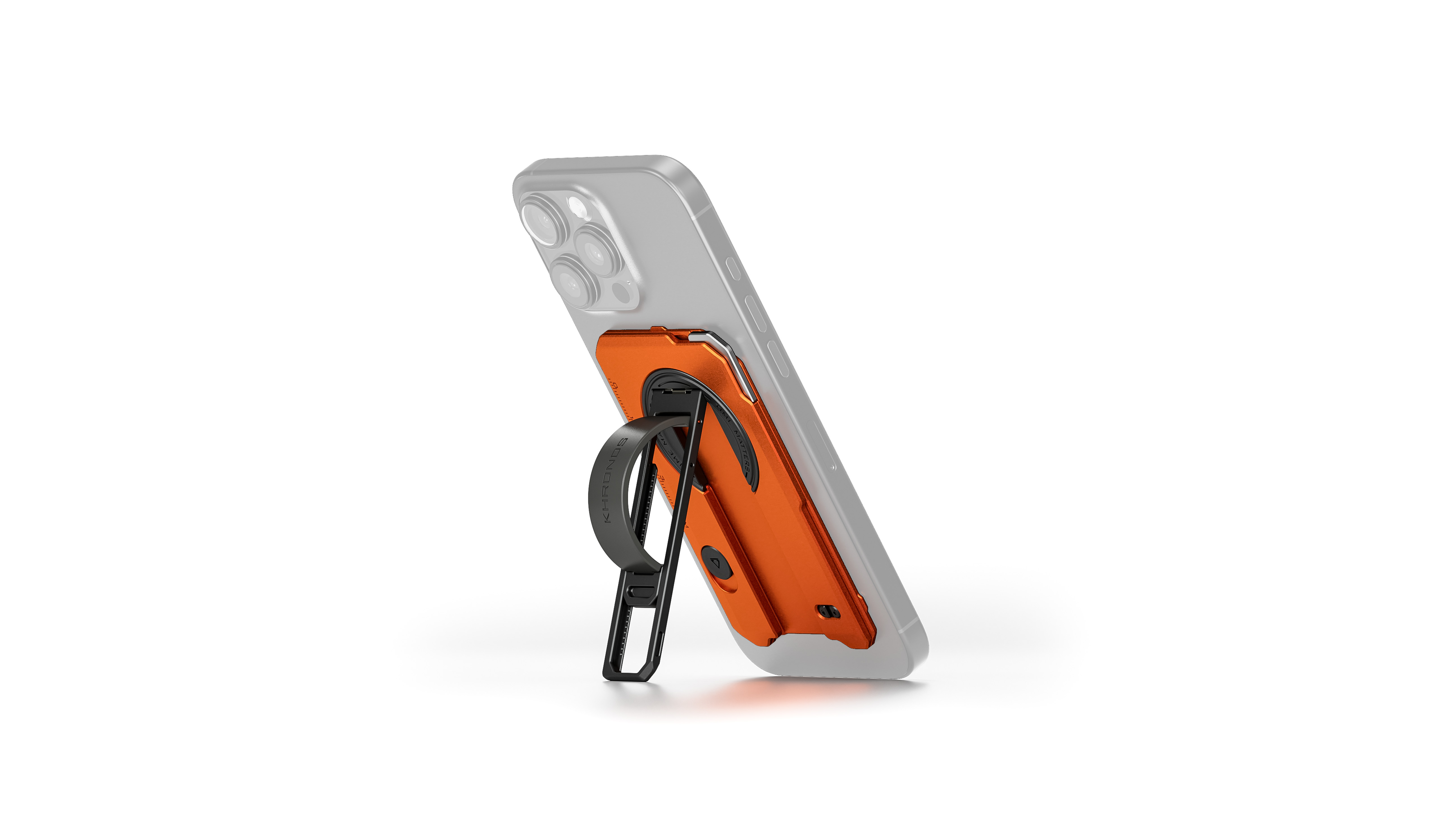 Tilta Khronos Multi-Functional Magnetic Backplate for iPhone 16 Pro Max - Orange - 2