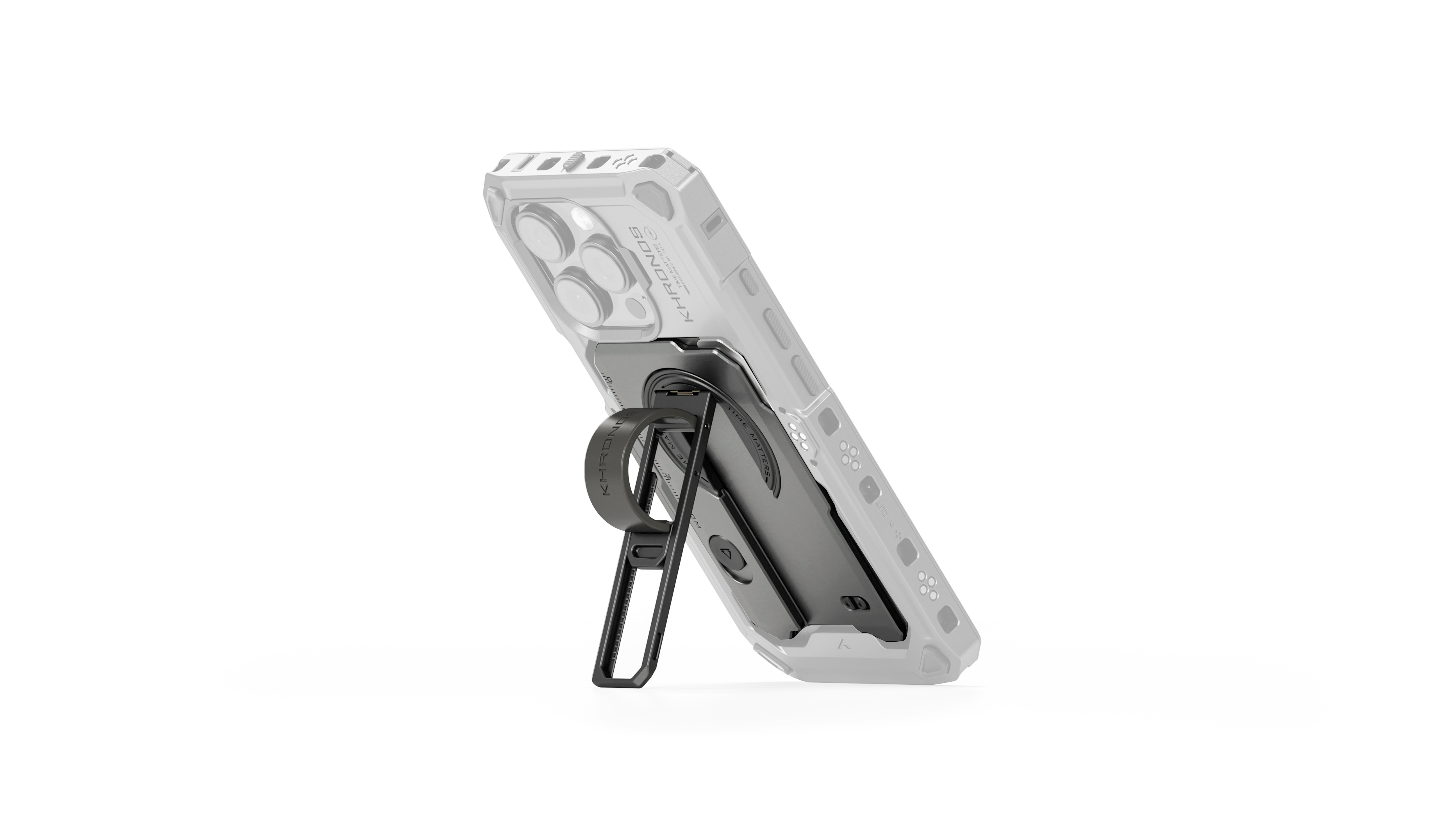 Tilta Khronos Multi-Functional Magnetic Backplate for iPhone 16 Pro - Space Gray