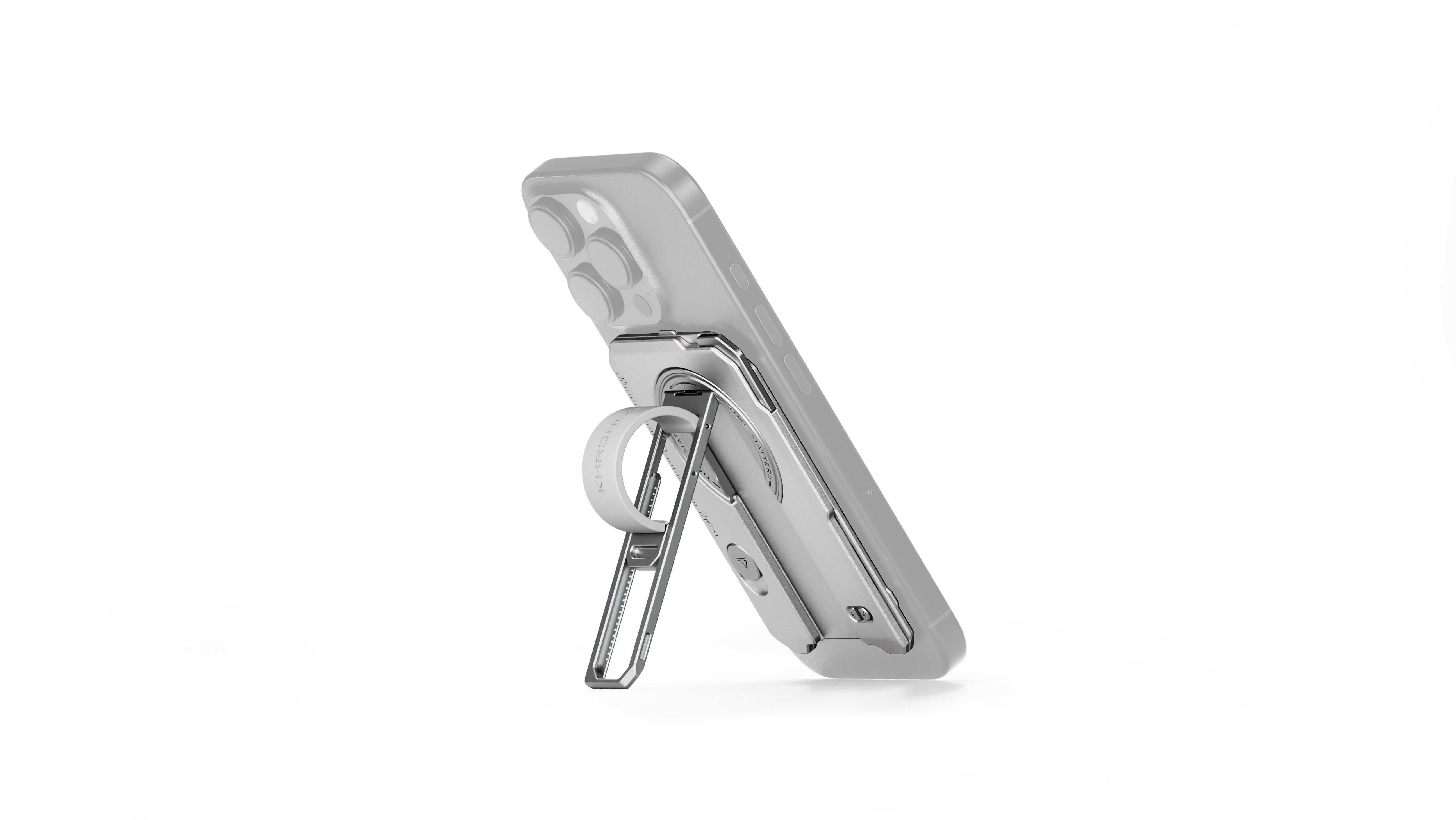 Tilta Khronos Multi-Functional Magnetic Backplate for iPhone 16 Pro - Titanium White - 2