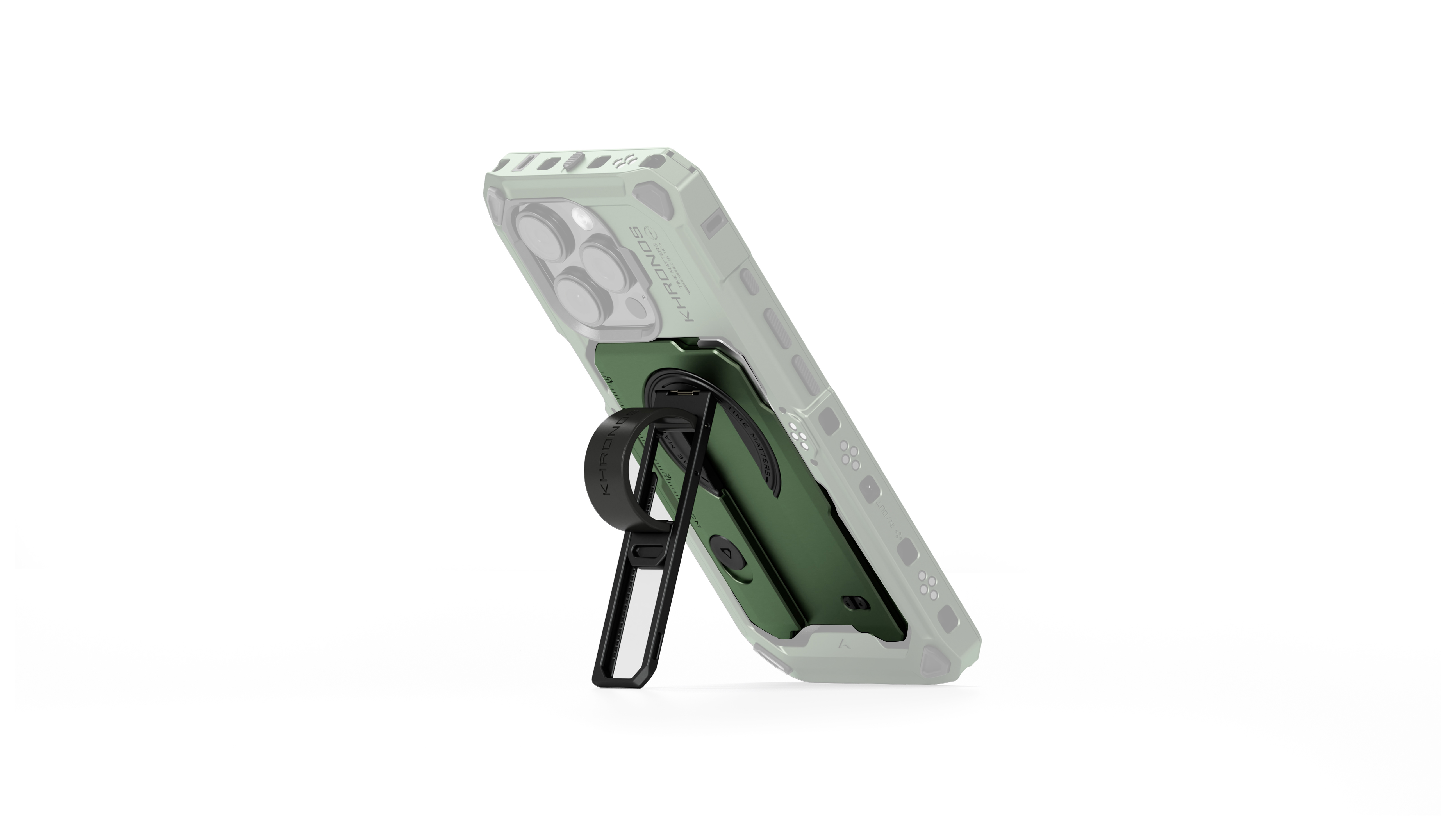 Tilta Khronos Multi-Functional Magnetic Backplate for iPhone 16 Pro - Forest Green - 2
