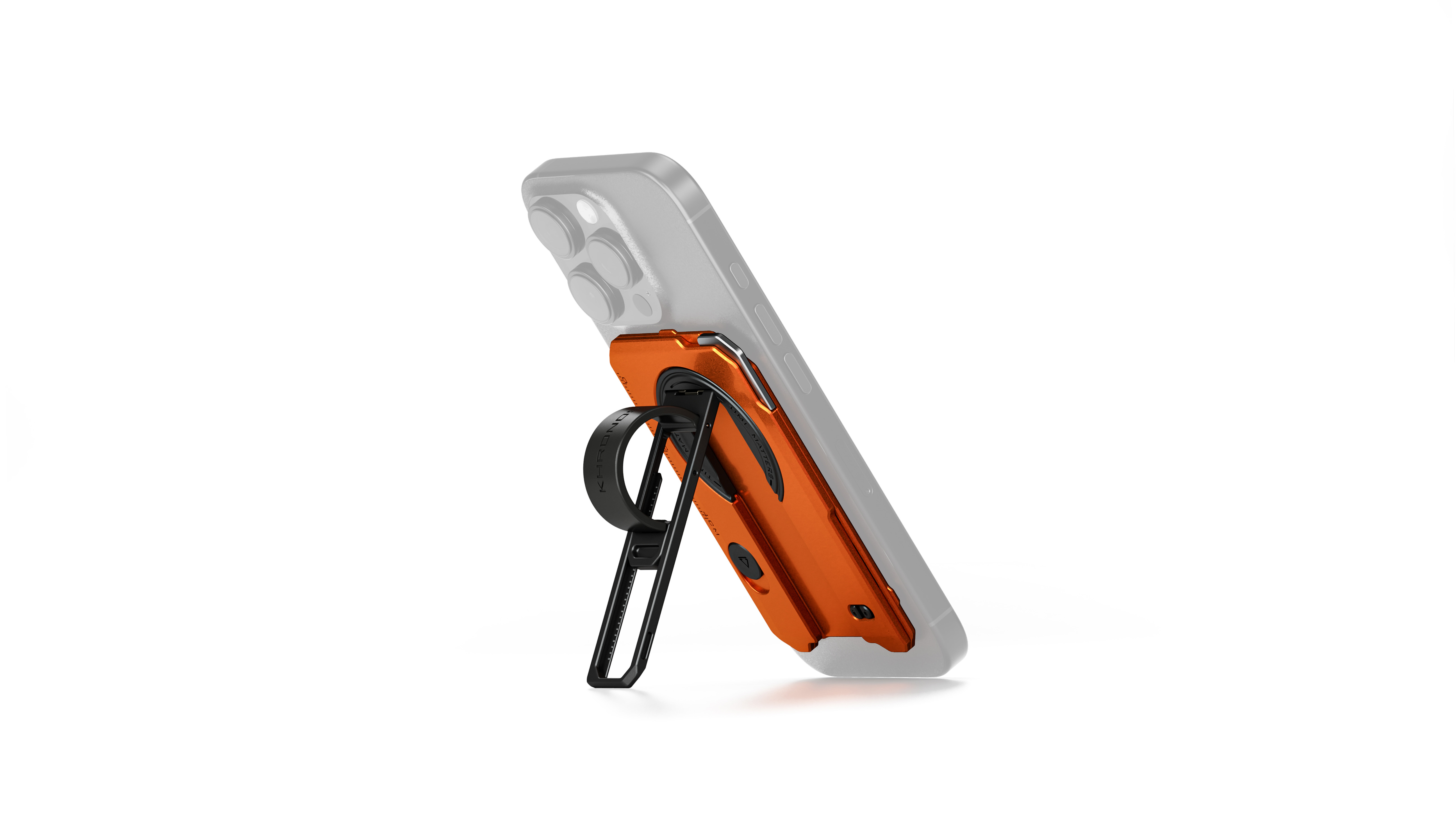 Tilta Khronos Multi-Functional Magnetic Backplate for iPhone 16 Pro - Orange - 2