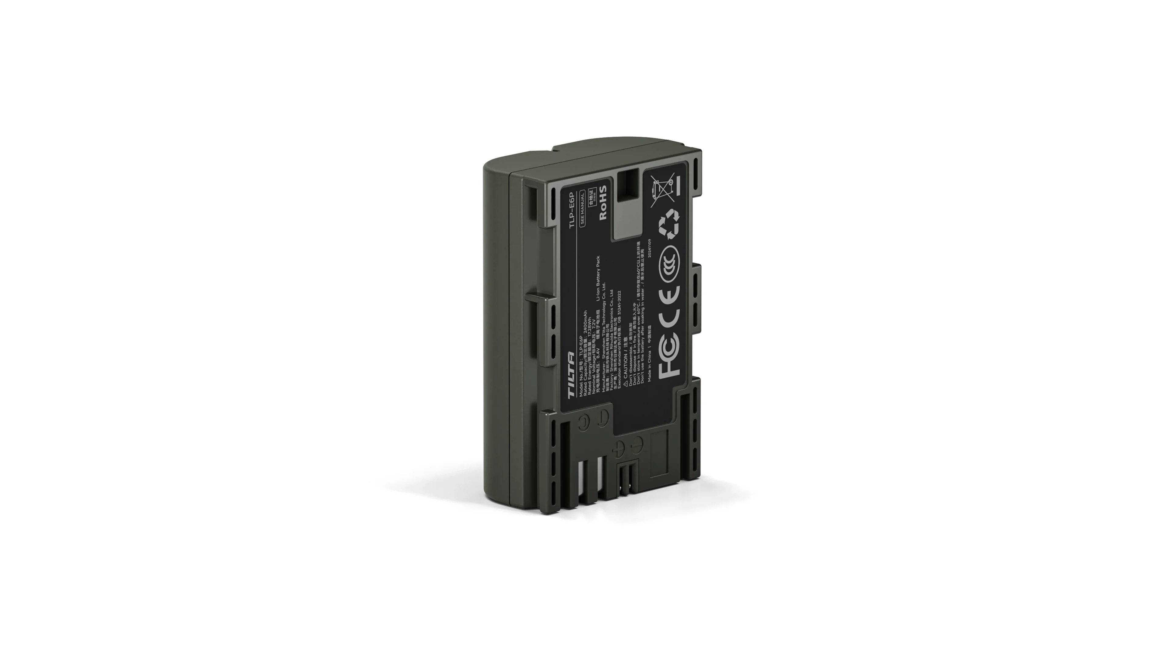Tilta LP-E6P Battery with USB-C Input (2400mAh) - Green - 2