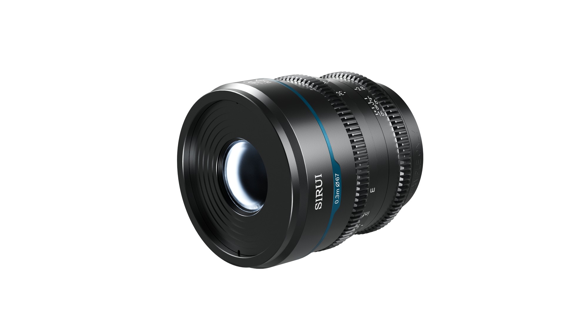 SIRUI Nightwalker Series 24mm T1.2 S35 Manual Focus Cine Lens (X Mount, Gun Metal Gray) - 3