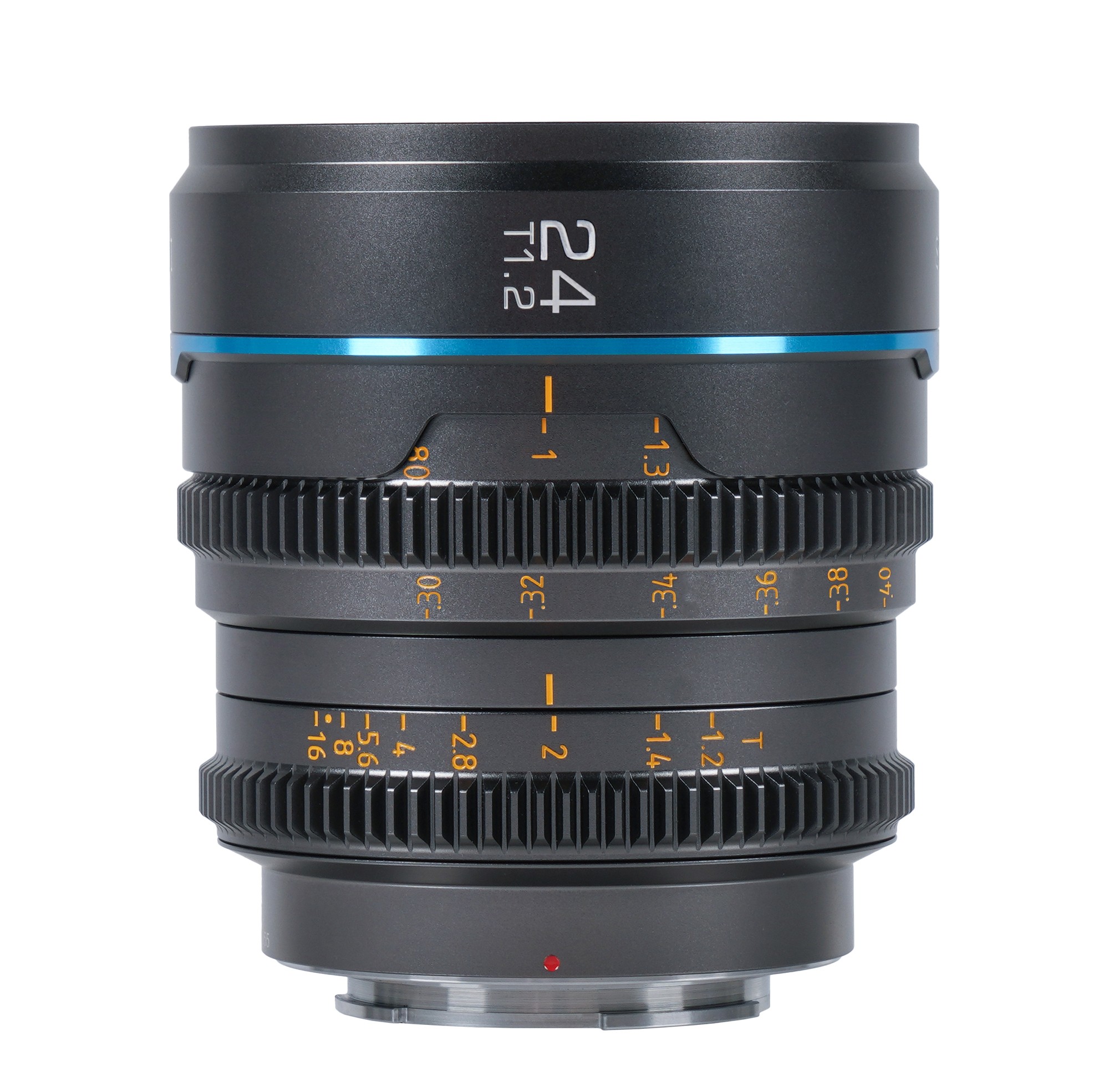 SIRUI Nightwalker Series 24mm T1.2 S35 Manual Focus Cine Lens (X Mount, Gun Metal Gray) - 4