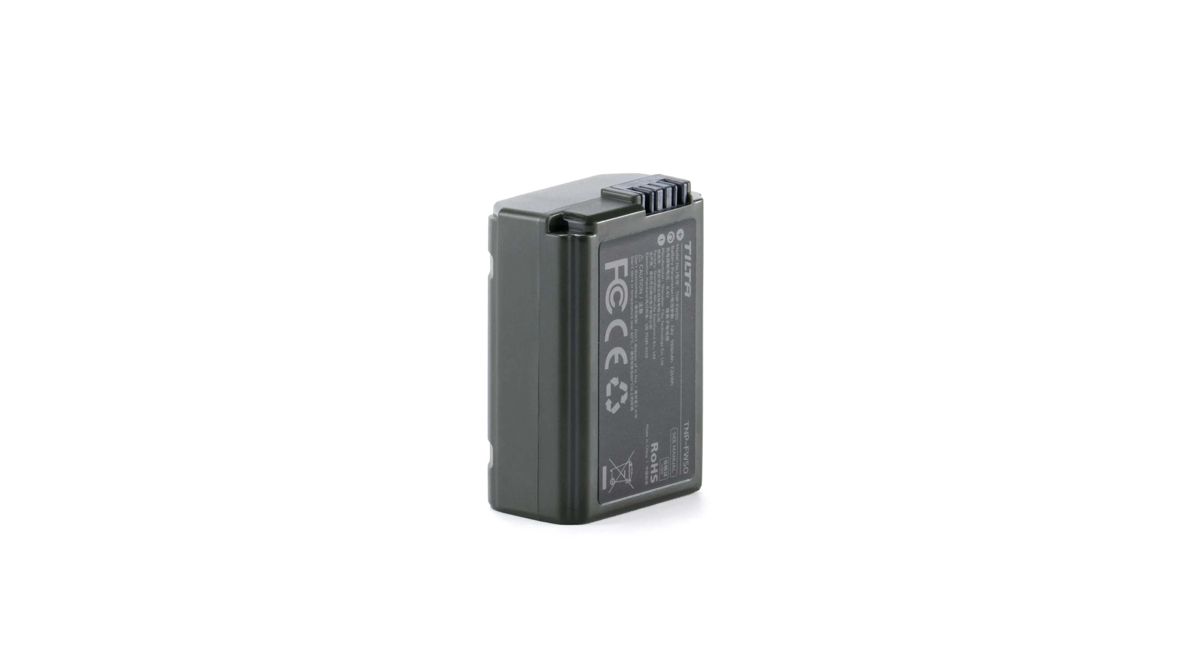 Tilta NP-FW50 Battery with USB-C Input (980mAh) - Green - 3