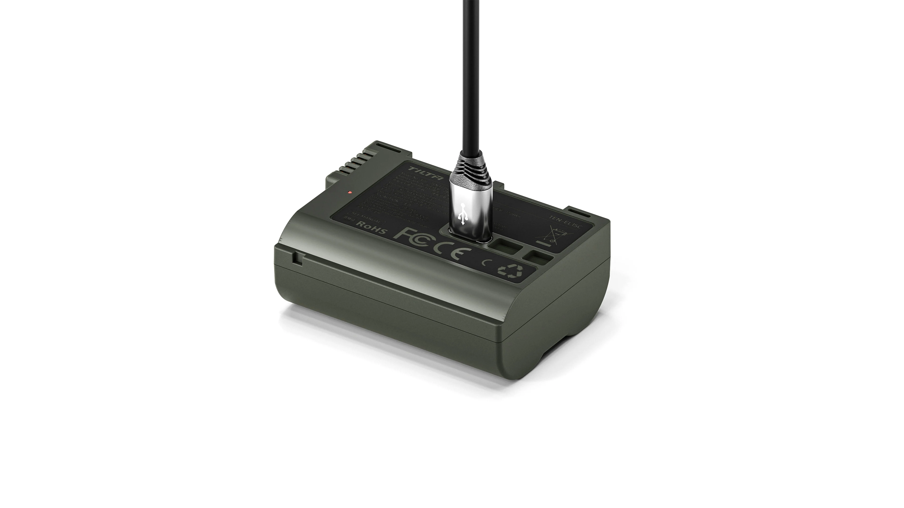 Tilta EN-EL15C Battery with USB-C Input (2400mAh) - Green - 4