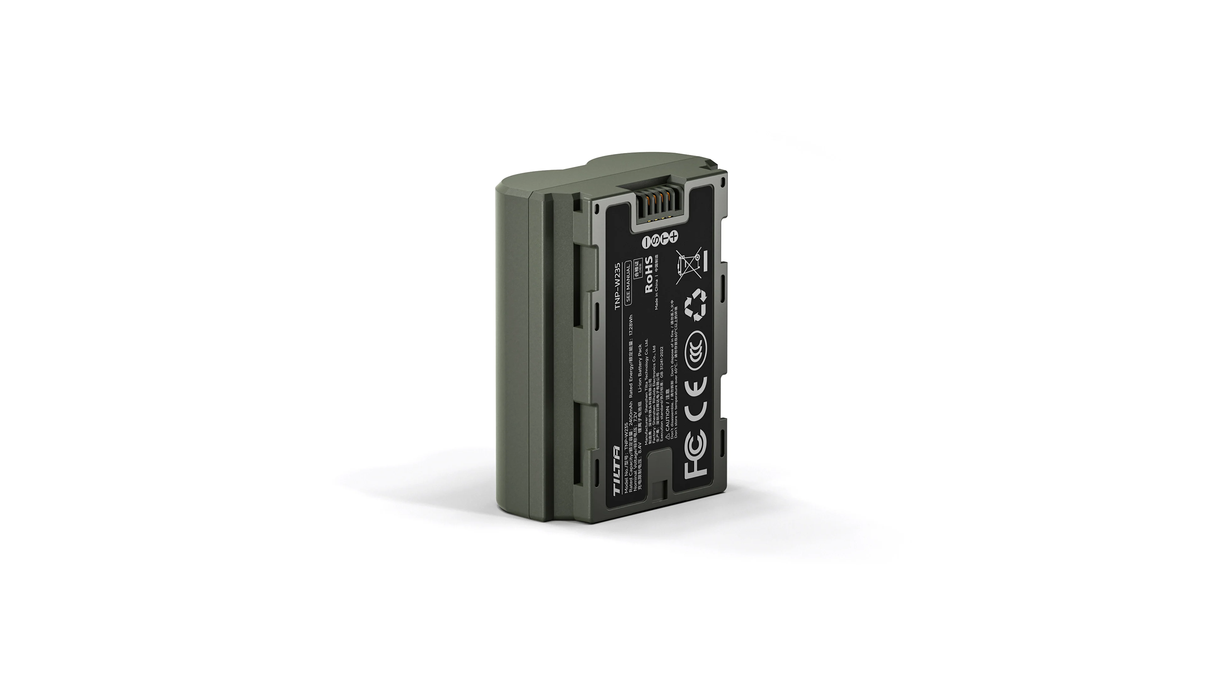Tilta NP-W235 Battery with USB-C Input (2400mAh) - Green - 5