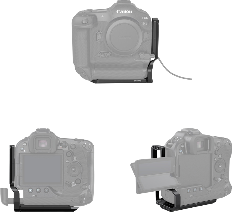 SmallRig 3628 L-Bracket for Canon EOS R3 - 4