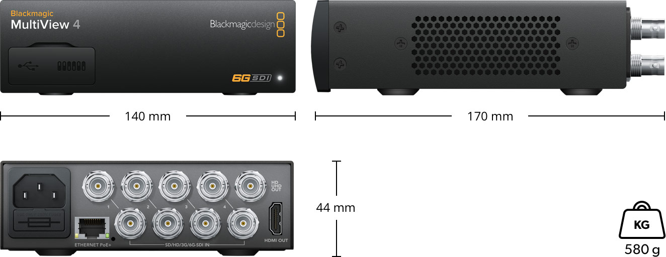 Blackmagic Design MultiView 4 - 8