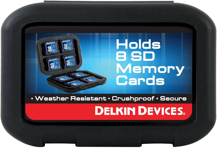 Delkin Weather Resistant Case for 8 SD cards - 2